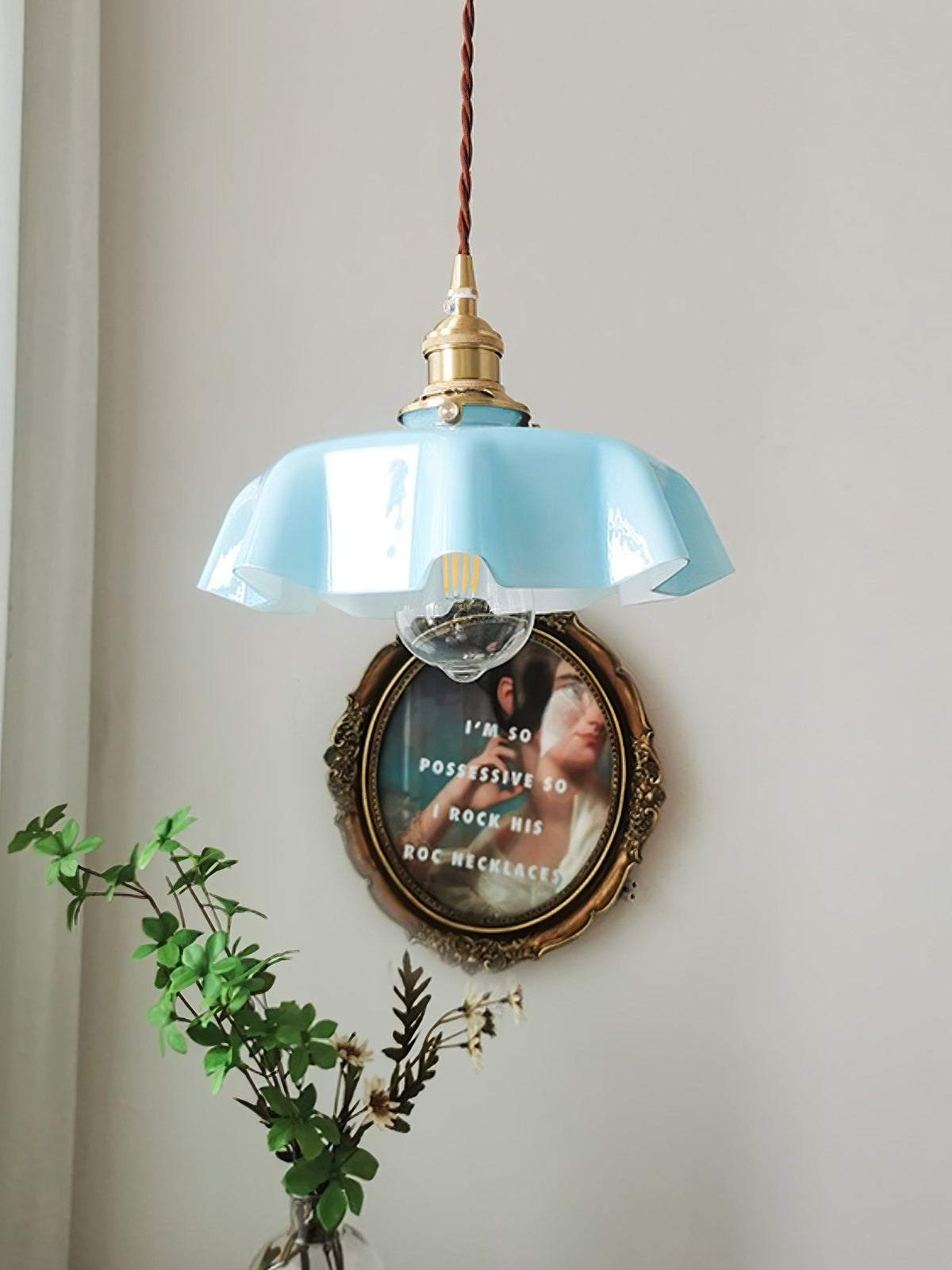 Liorivora hanglamp French Flower voor eetkamer