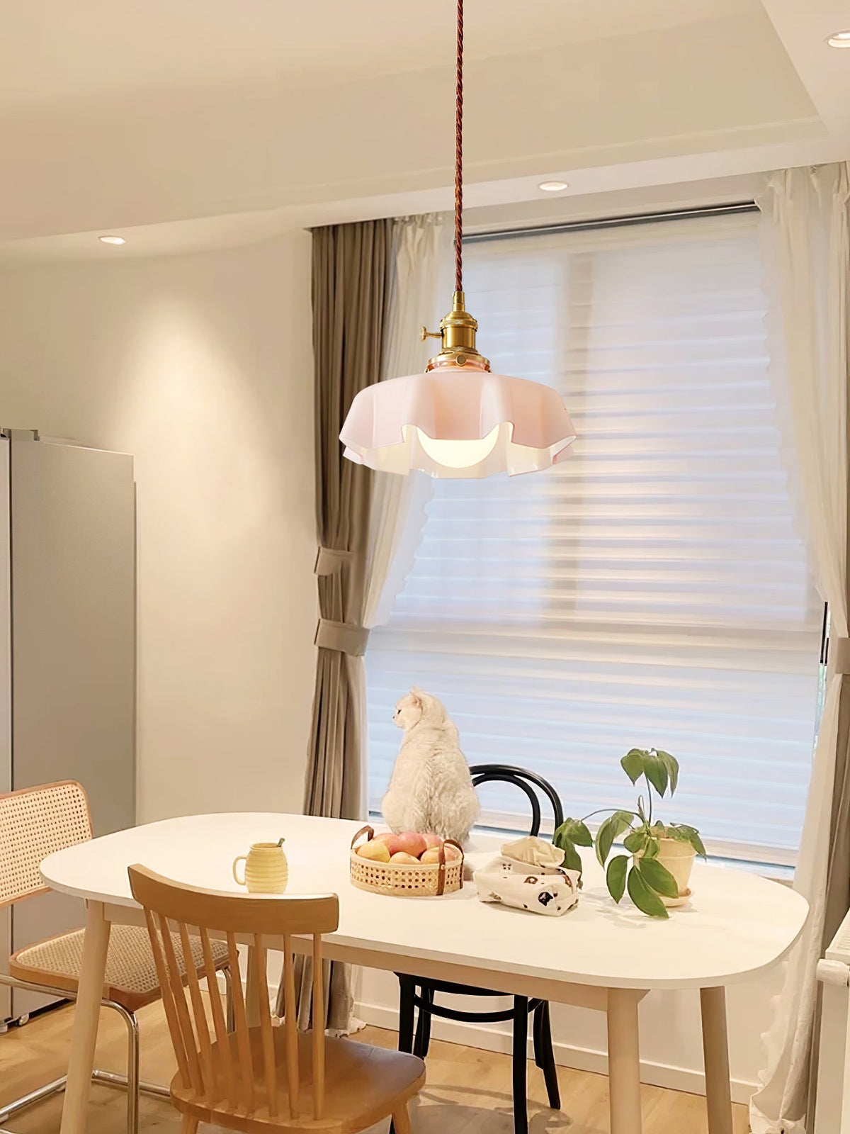 Liorivora hanglamp French Flower voor eetkamer