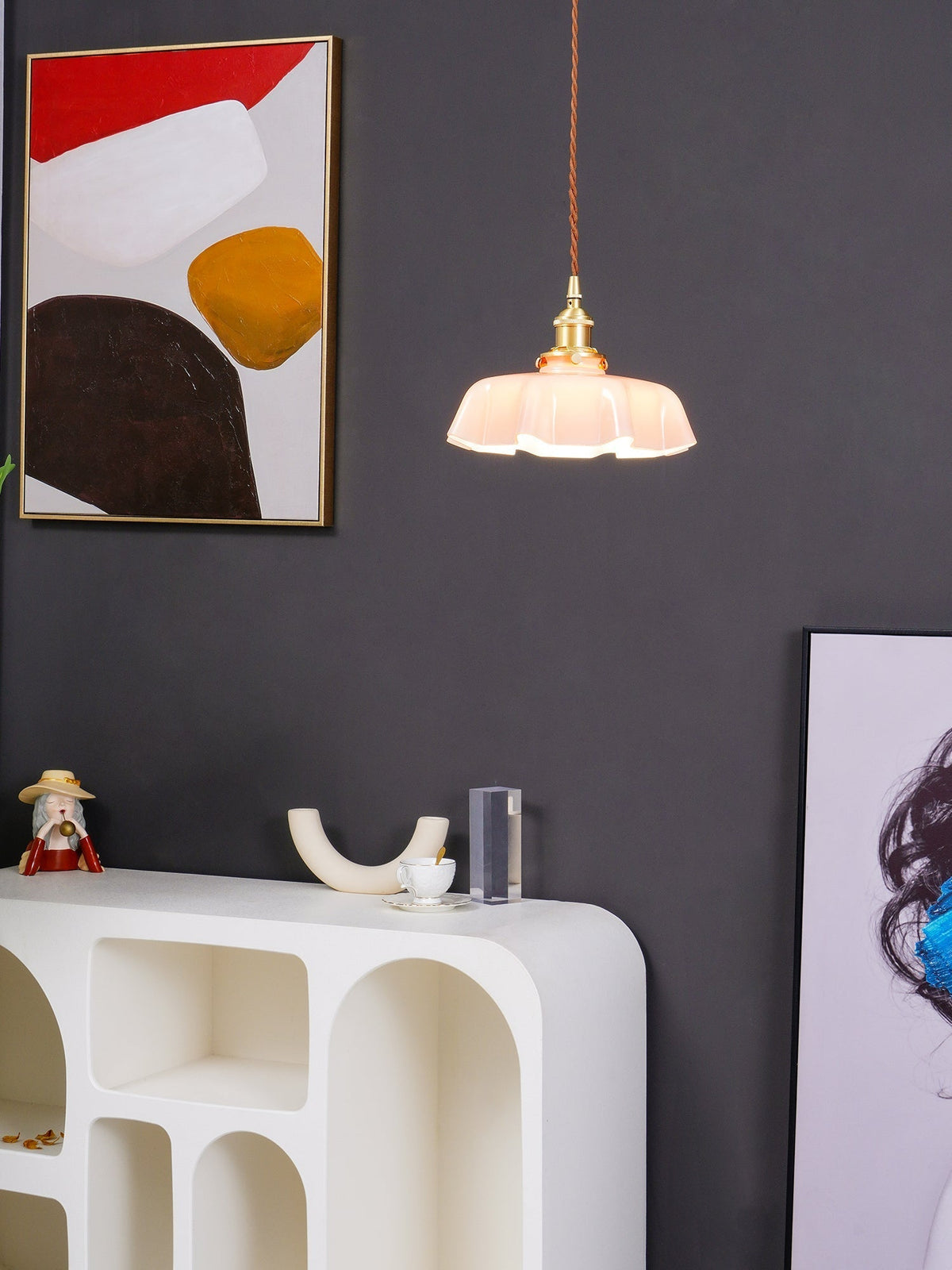 Liorivora hanglamp French Flower voor eetkamer