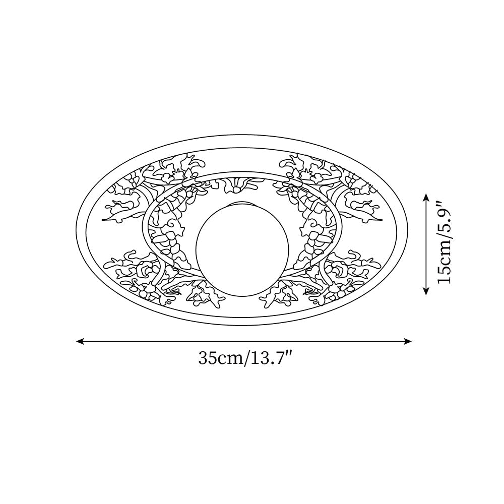 Lace-plafondlamp