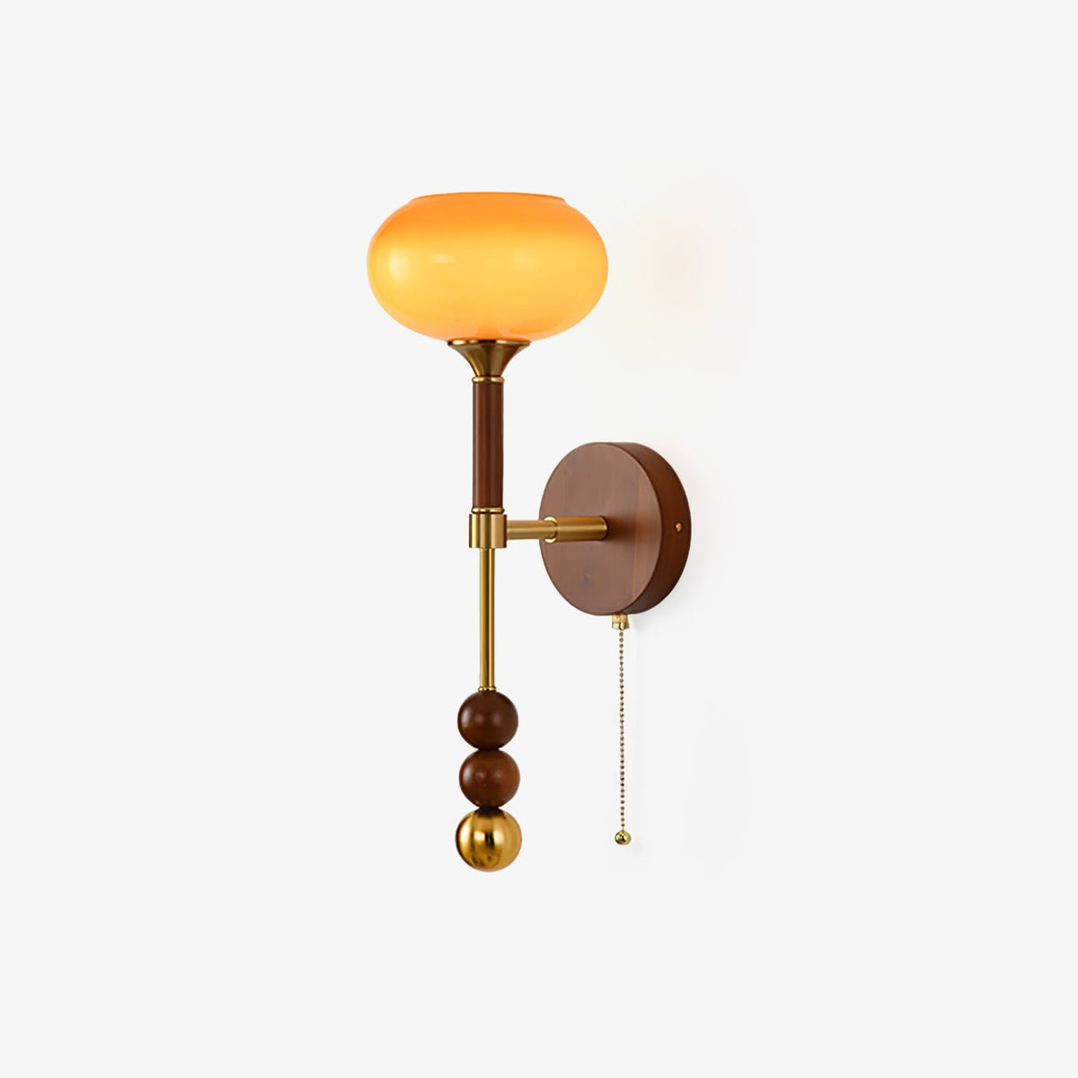 Hilda Roma elegantie wandlamp van hout