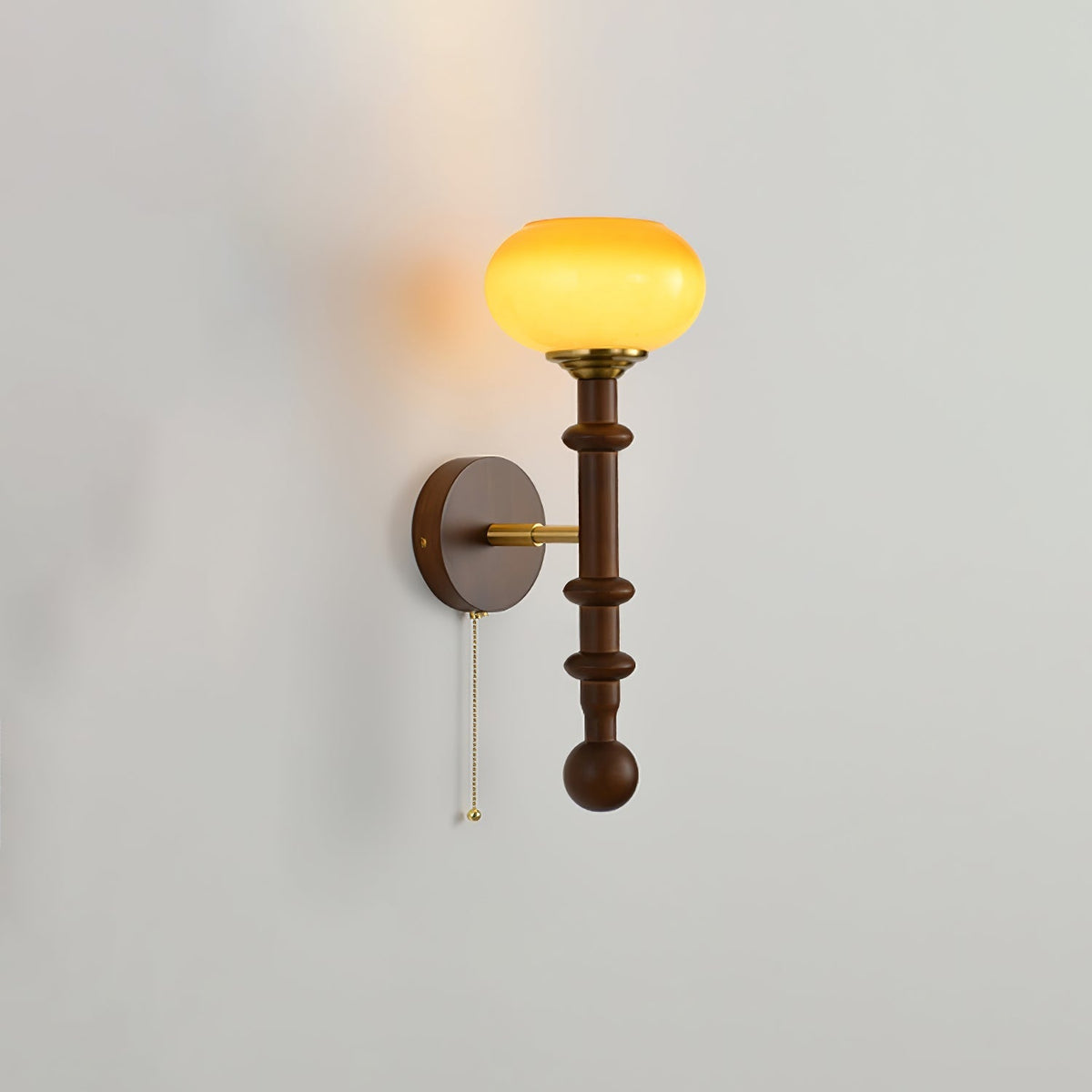 Hilda Roma elegantie wandlamp van hout