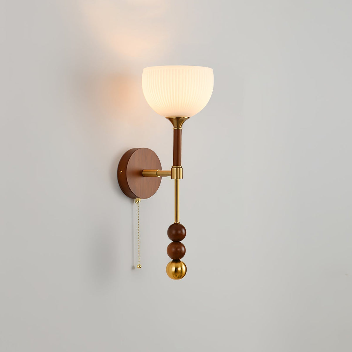 Hilda Roma elegantie wandlamp van hout