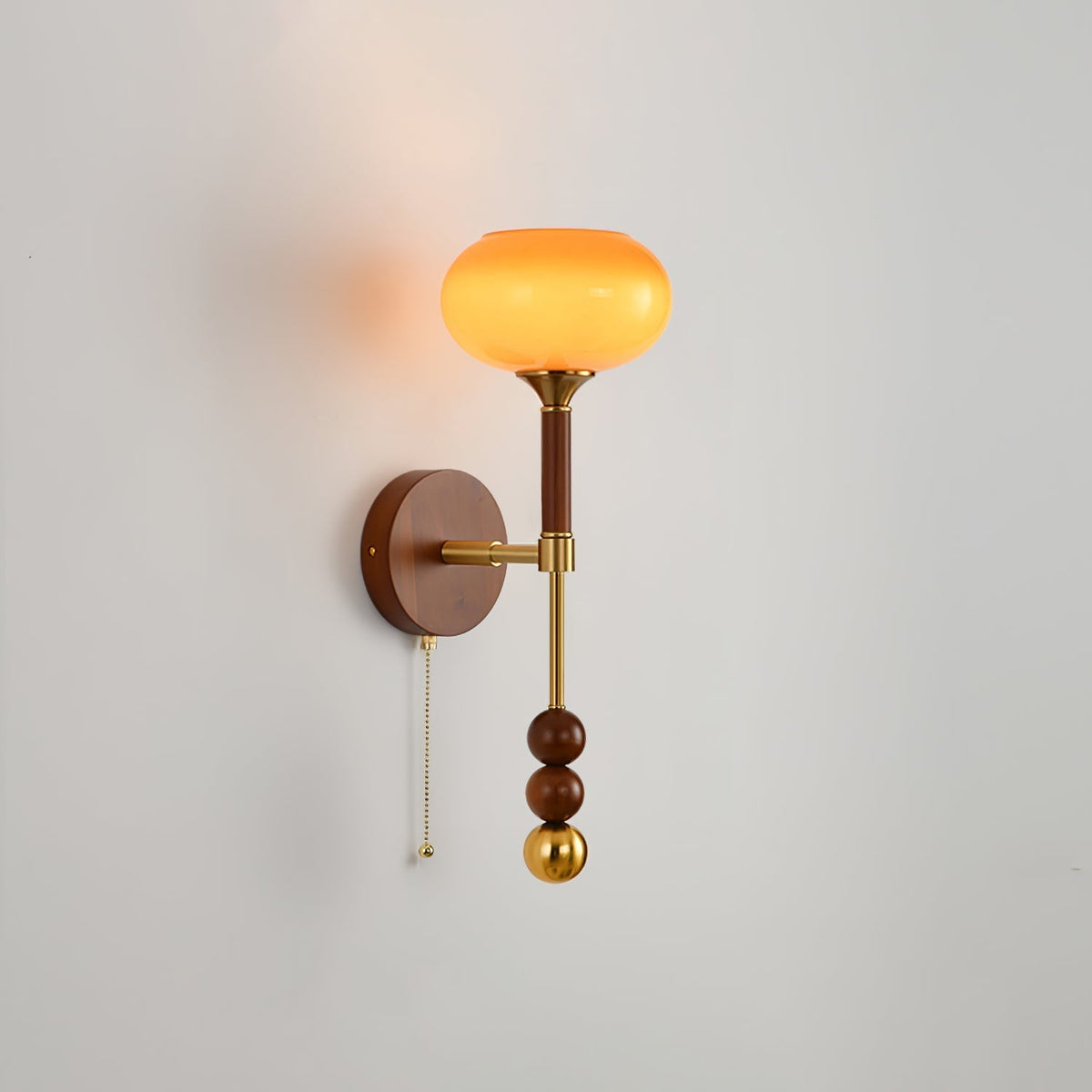 Hilda Roma elegantie wandlamp van hout