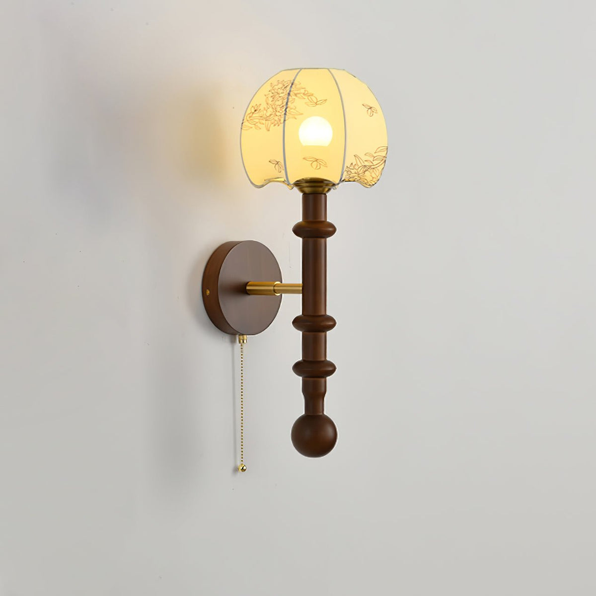 Hilda Roma elegantie wandlamp van hout