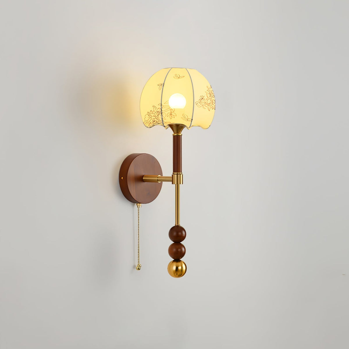 Hilda Roma elegantie wandlamp van hout