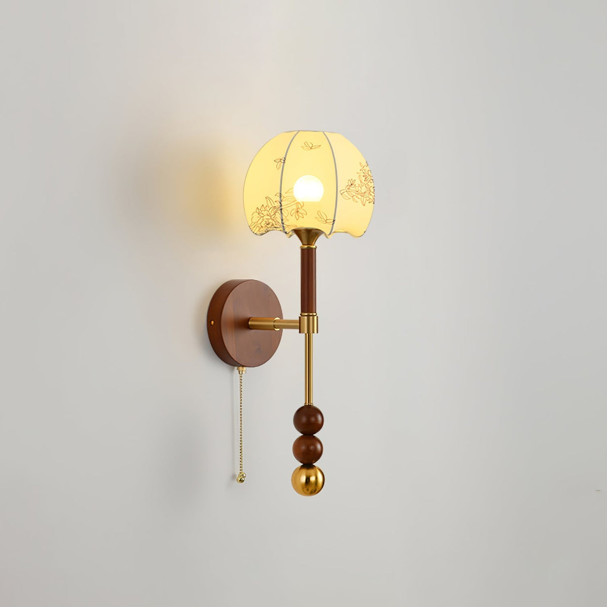 Hilda Roma elegantie wandlamp van hout