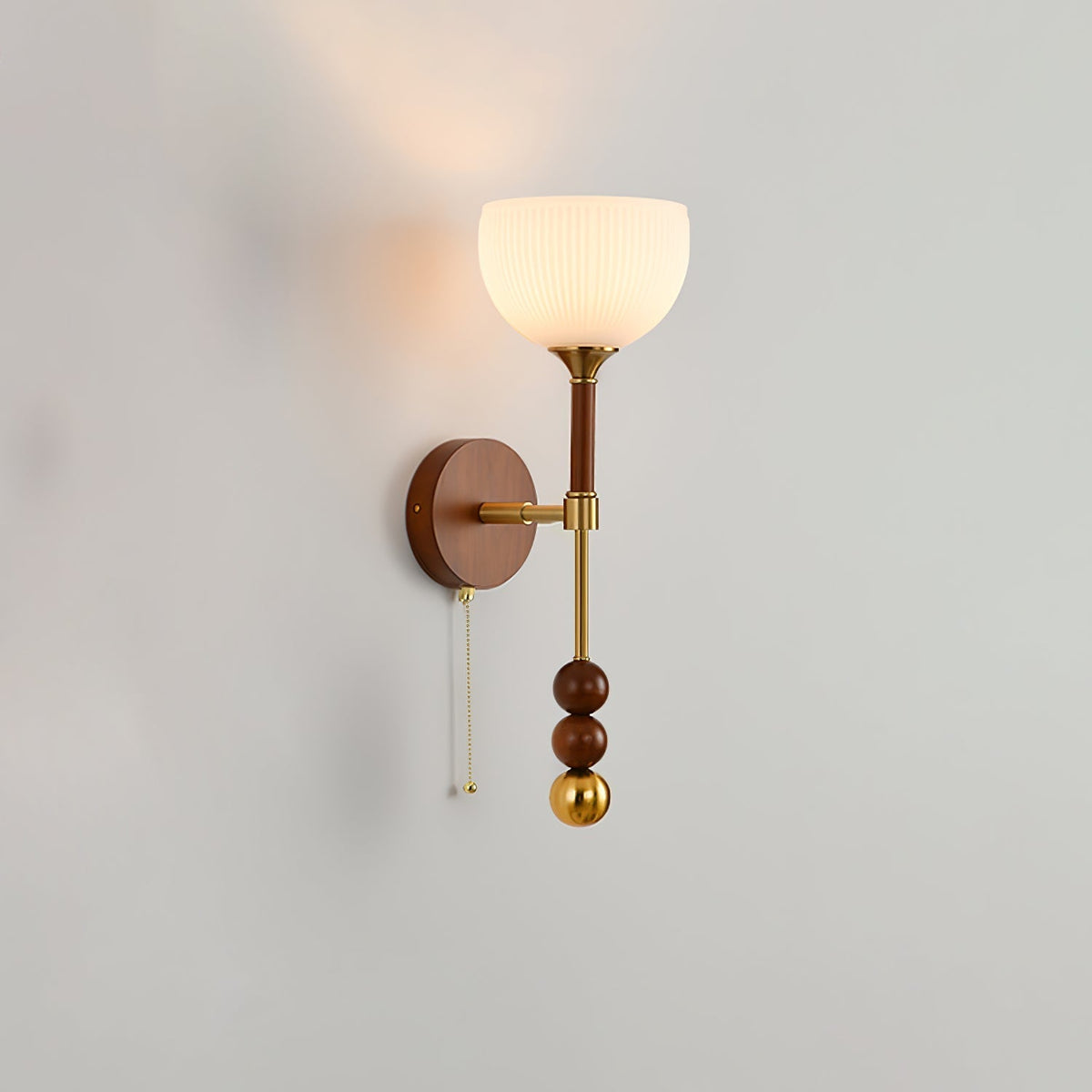 Hilda Roma elegantie wandlamp van hout