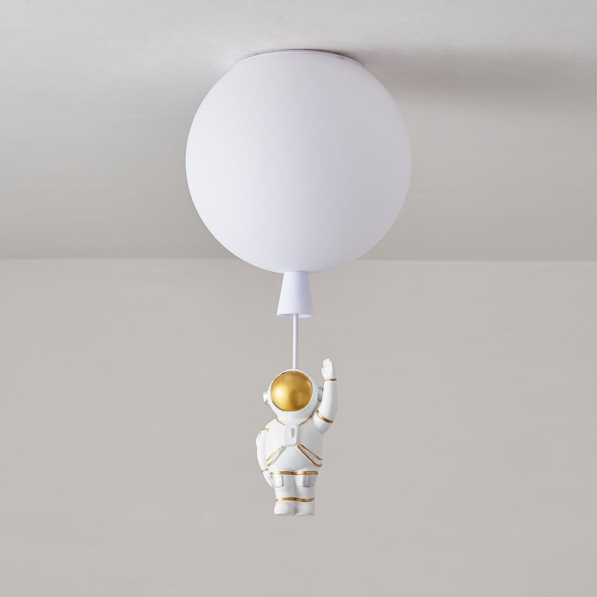 Nirerira plafondlamp acryl ballon astronaut speels kinderkamer