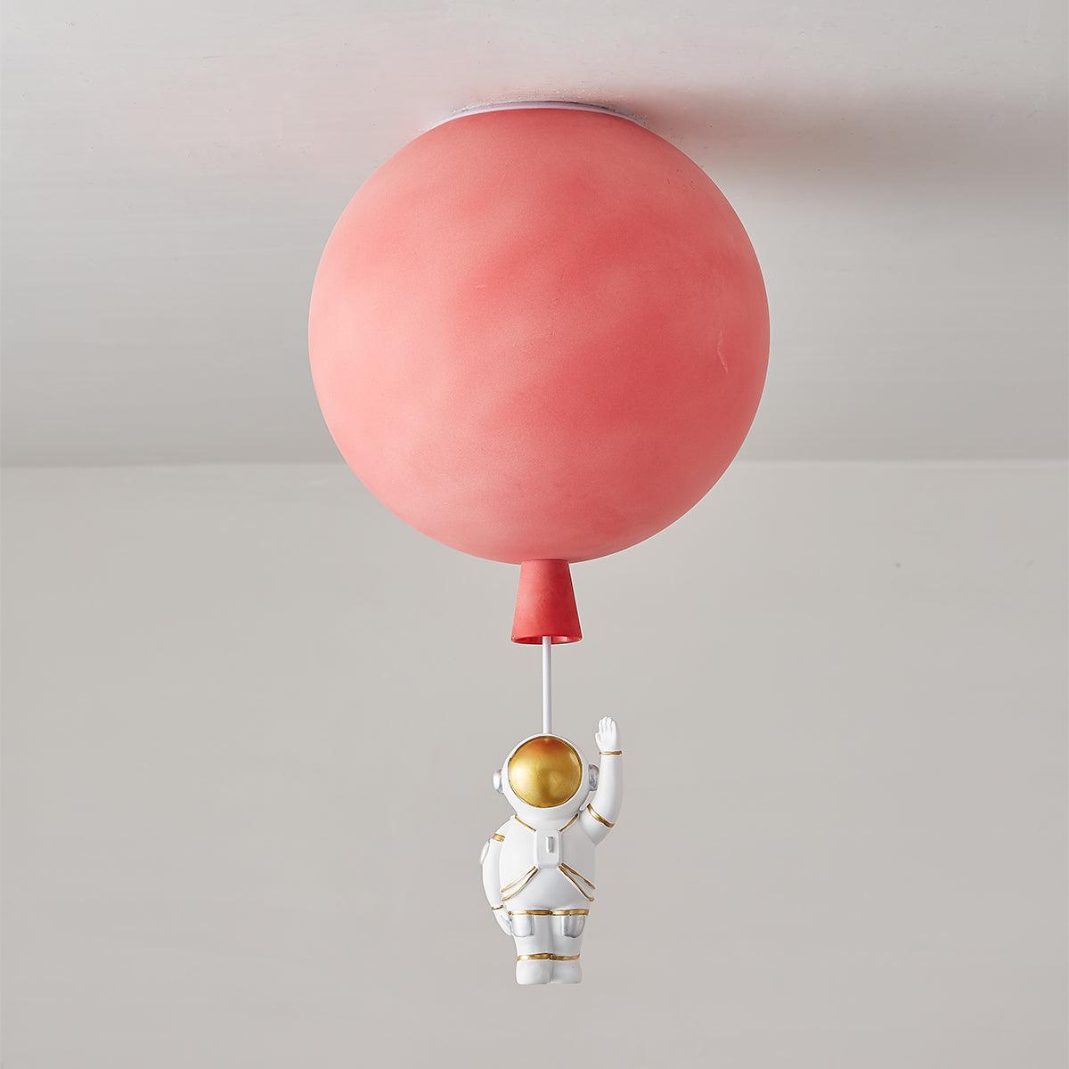 Nirerira plafondlamp acryl ballon astronaut speels kinderkamer