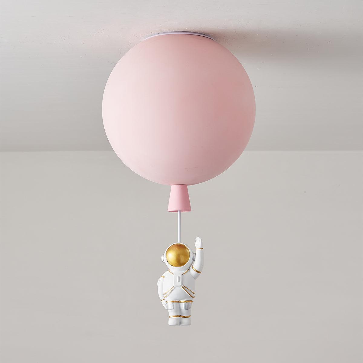 Nirerira plafondlamp acryl ballon astronaut speels kinderkamer