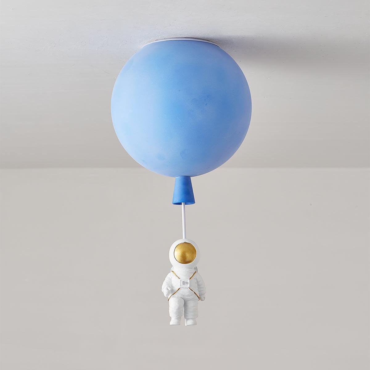 Nirerira plafondlamp acryl ballon astronaut speels kinderkamer
