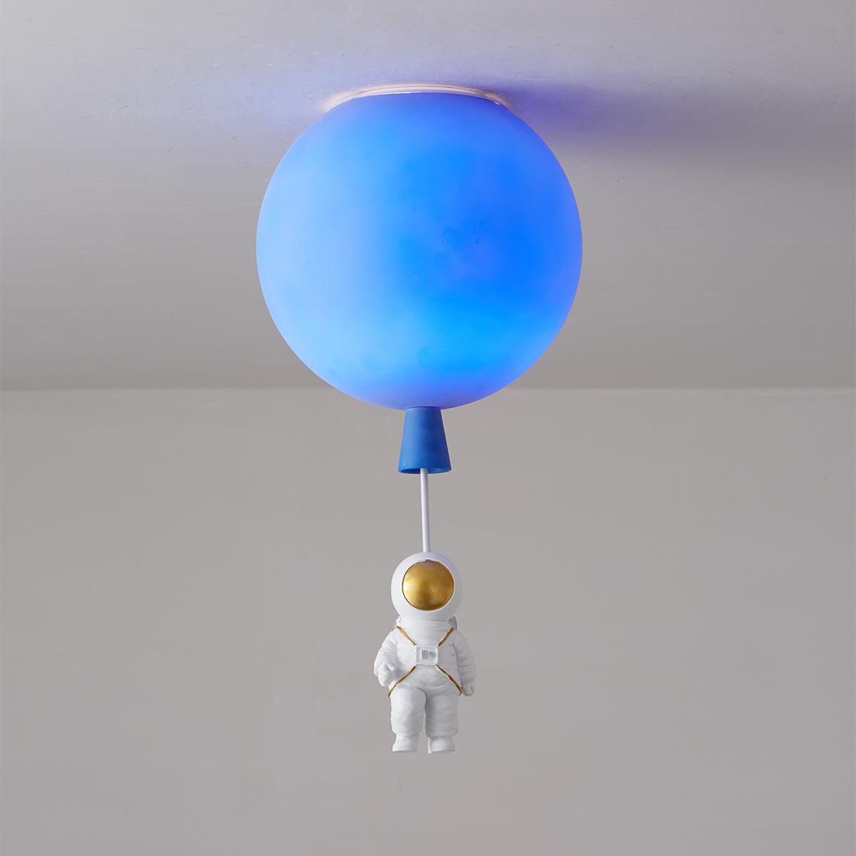 Nirerira plafondlamp acryl ballon astronaut speels kinderkamer