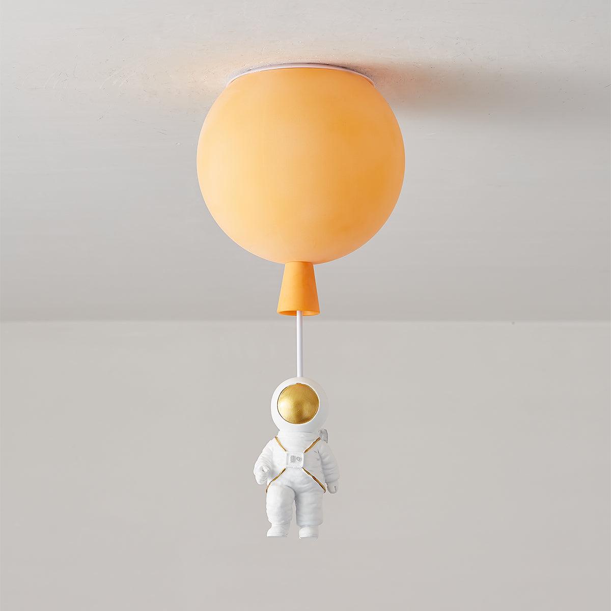 Nirerira plafondlamp acryl ballon astronaut speels kinderkamer