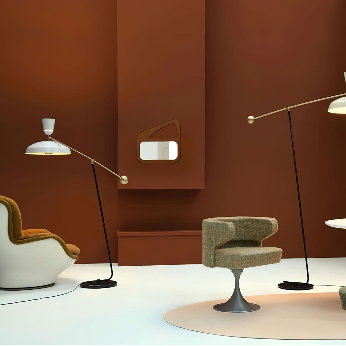 Lever vloerlamp