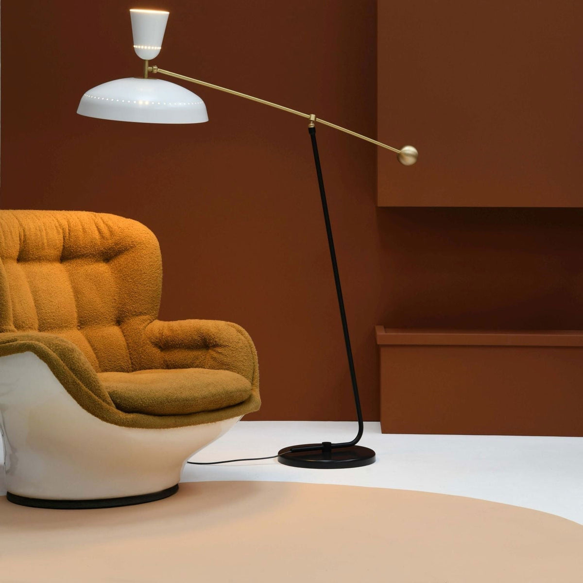 Lever vloerlamp