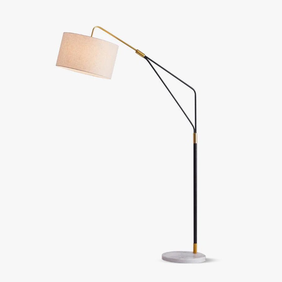 Eveny minimalistische vloerlamp met marmer