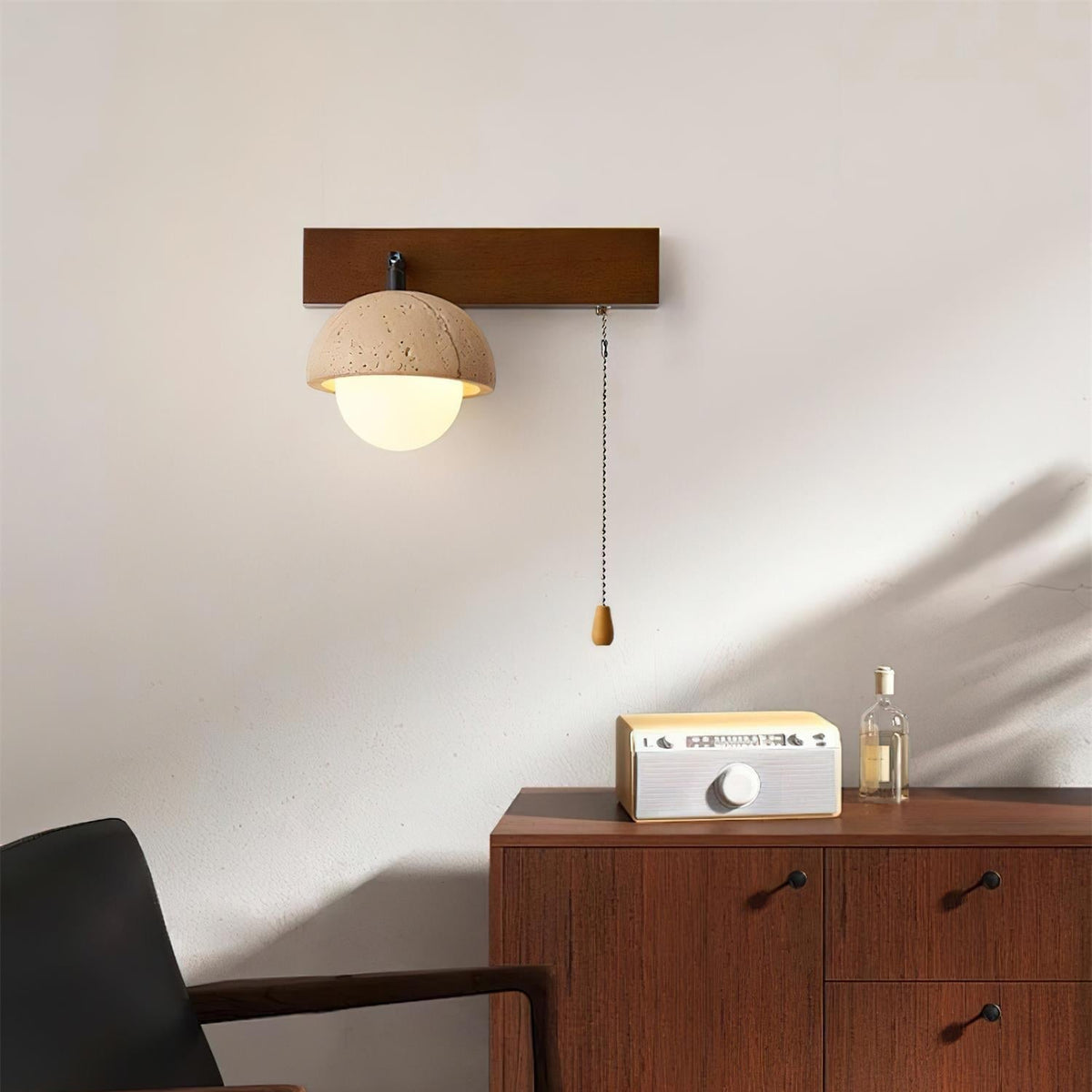 Valenelle travertin wandlamp