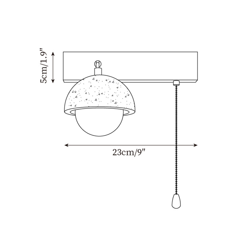 Valenelle travertin wandlamp