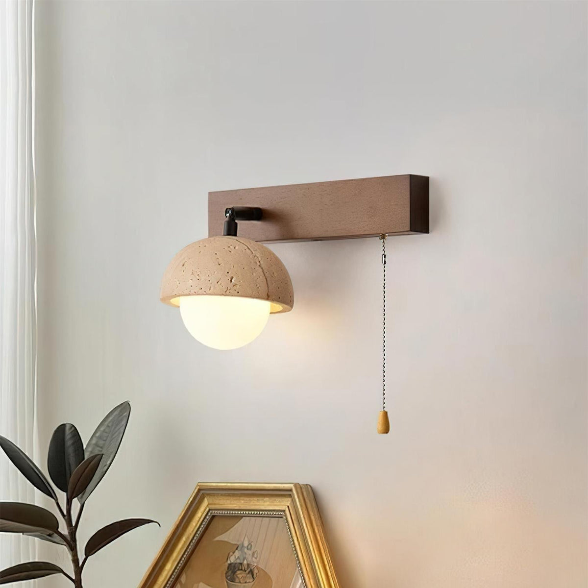 Valenelle travertin wandlamp