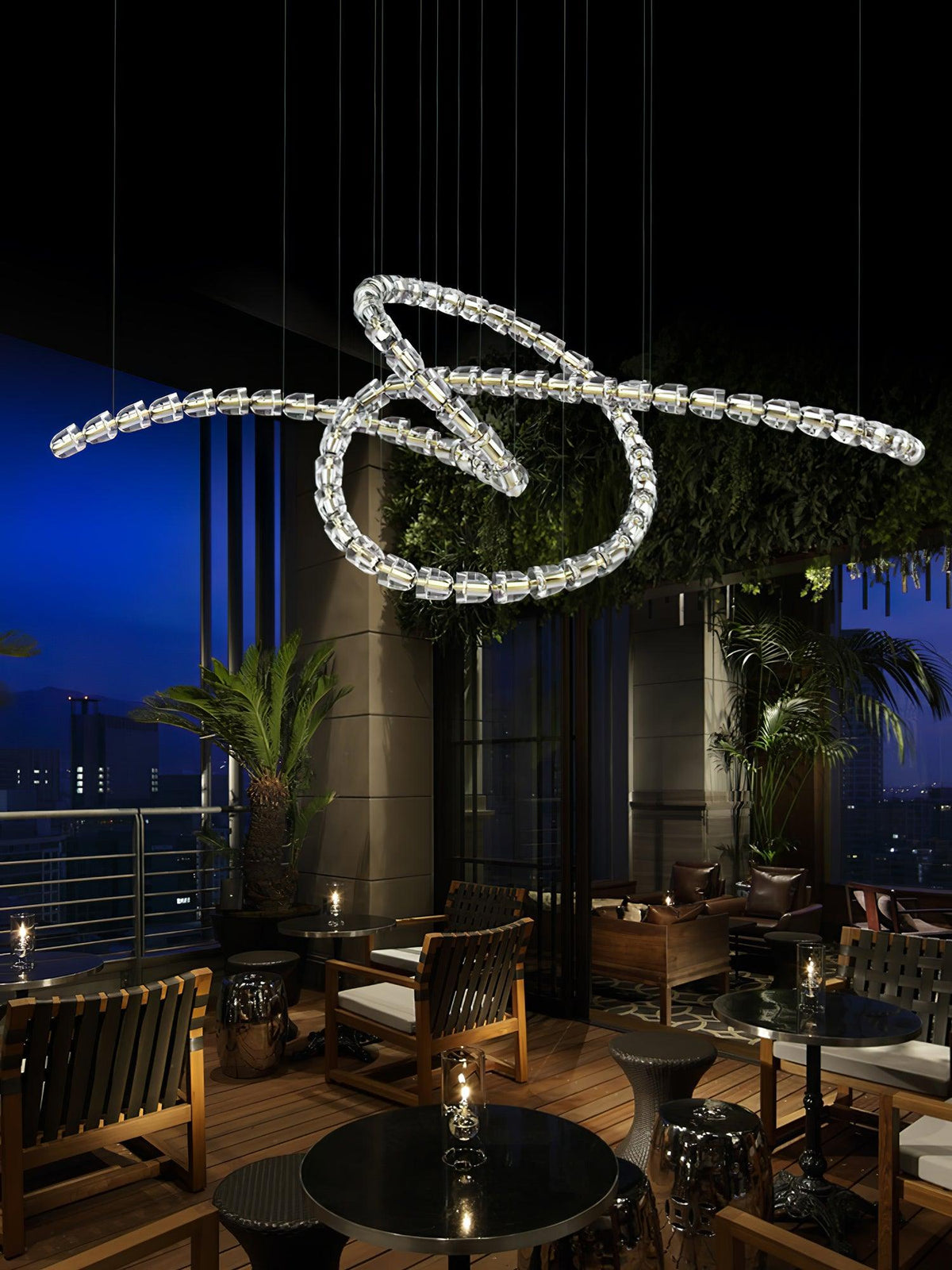 Nysilisra luxe kristallen hanglamp