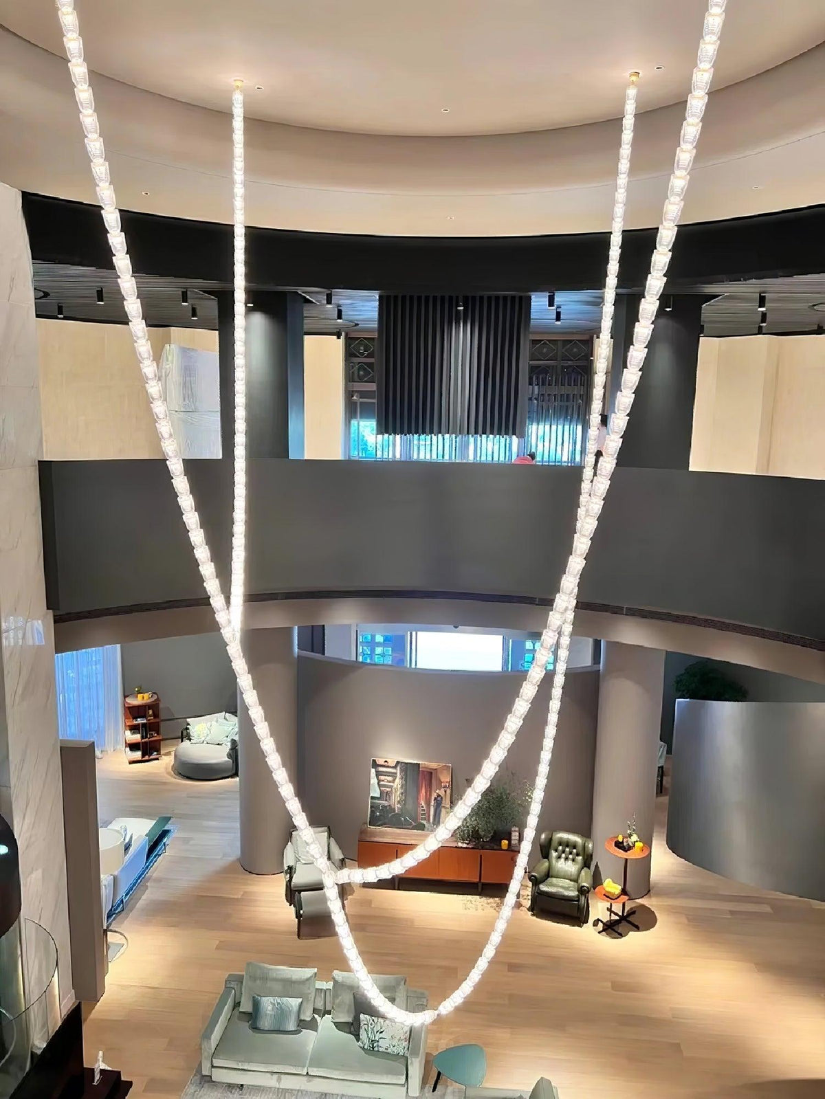 Aurvelis moderne kroonluchter met LED