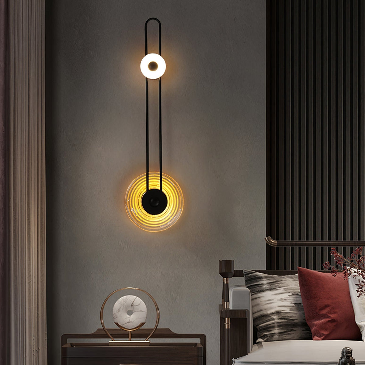 Eiroraria wandlamp sculpturale geometrie albast