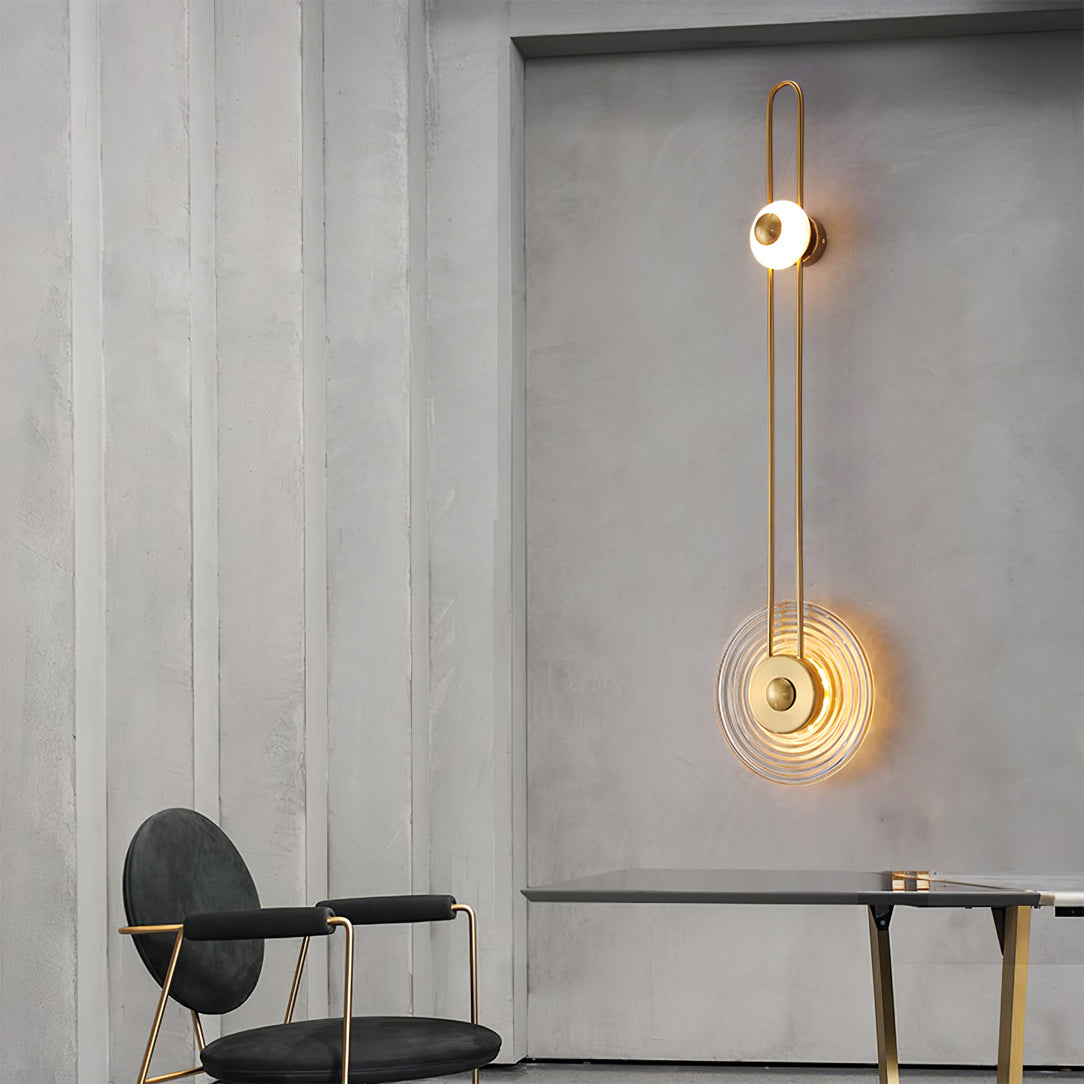 Eiroraria wandlamp sculpturale geometrie albast