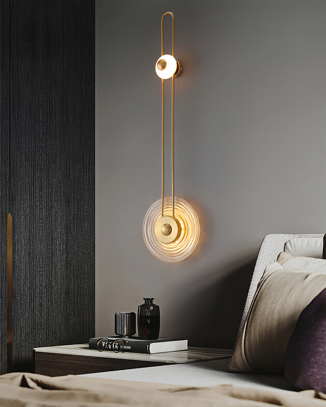 Eiroraria wandlamp sculpturale geometrie albast