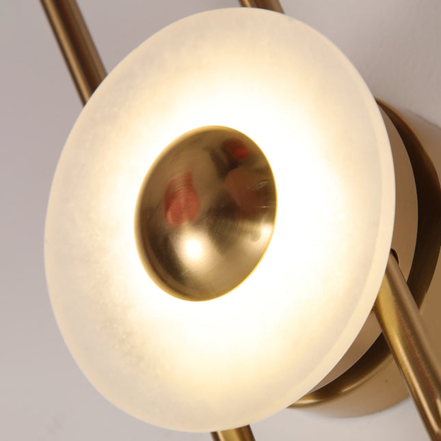 Eiroraria wandlamp sculpturale geometrie albast
