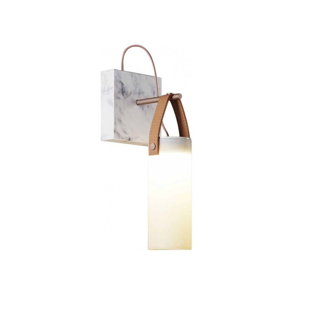 Celaliella wandlamp met glazen kap
