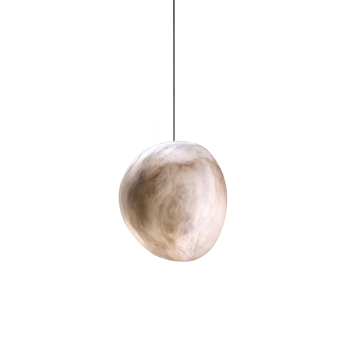 Albiveria hanglamp in albast