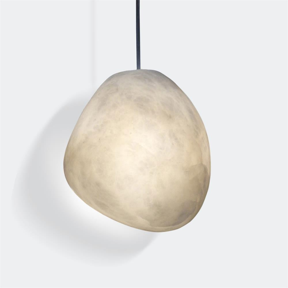 Albiveria hanglamp in albast