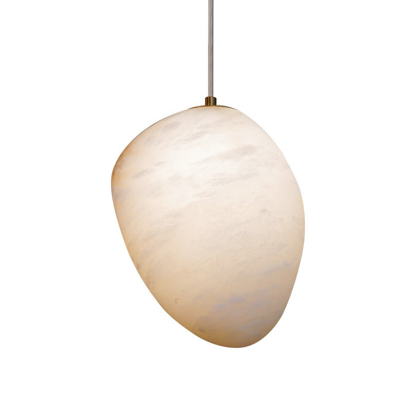 Albiveria hanglamp in albast