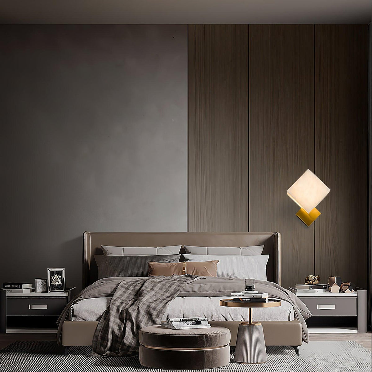 Block wandlamp Albast