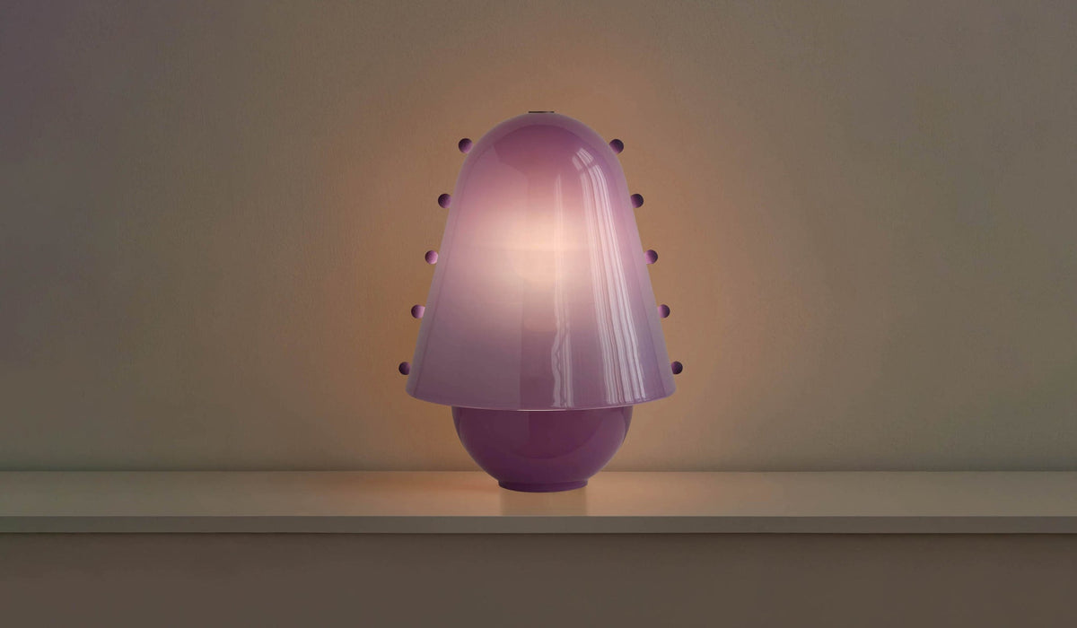 Enzo moderne tafellamp van glas