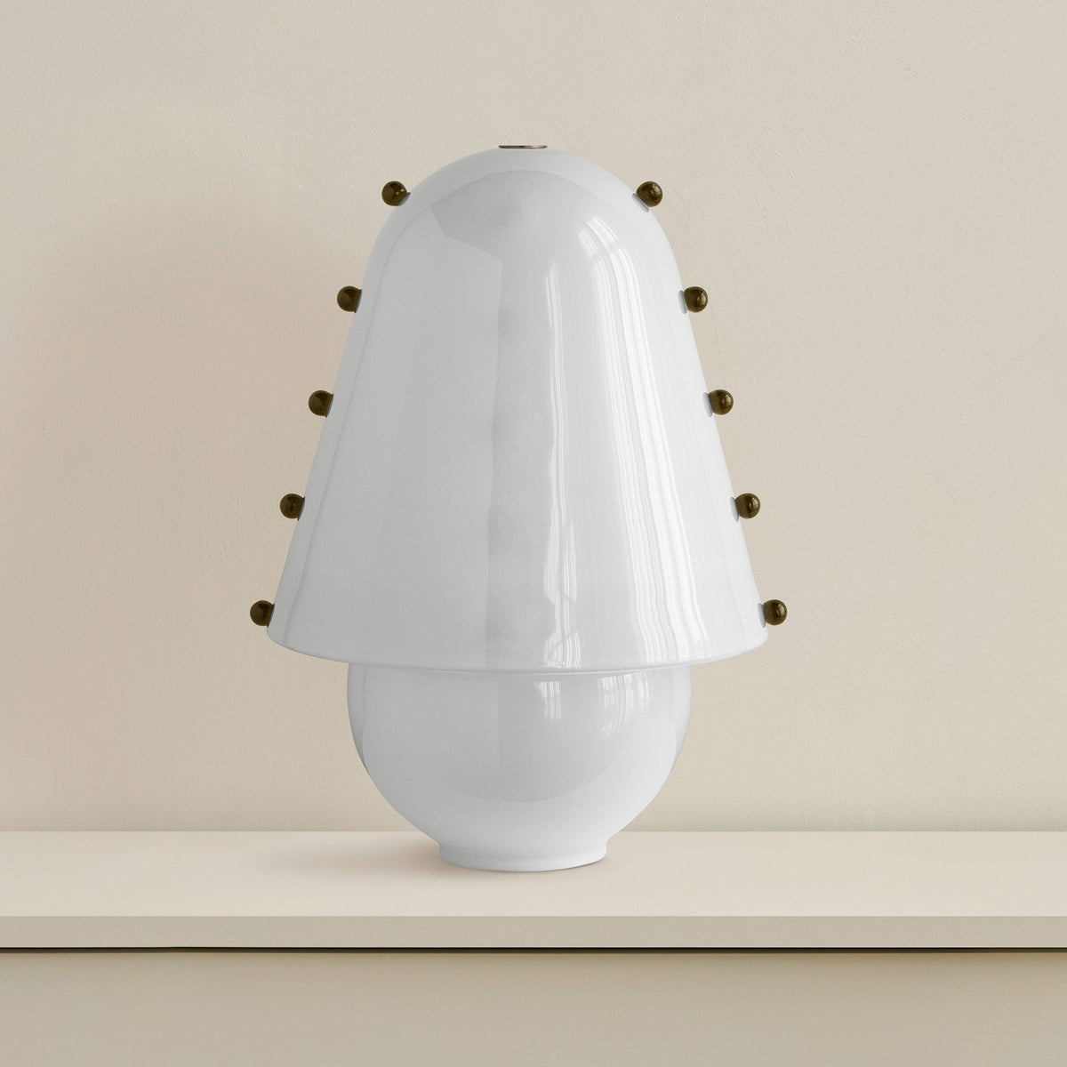 Enzo moderne tafellamp van glas