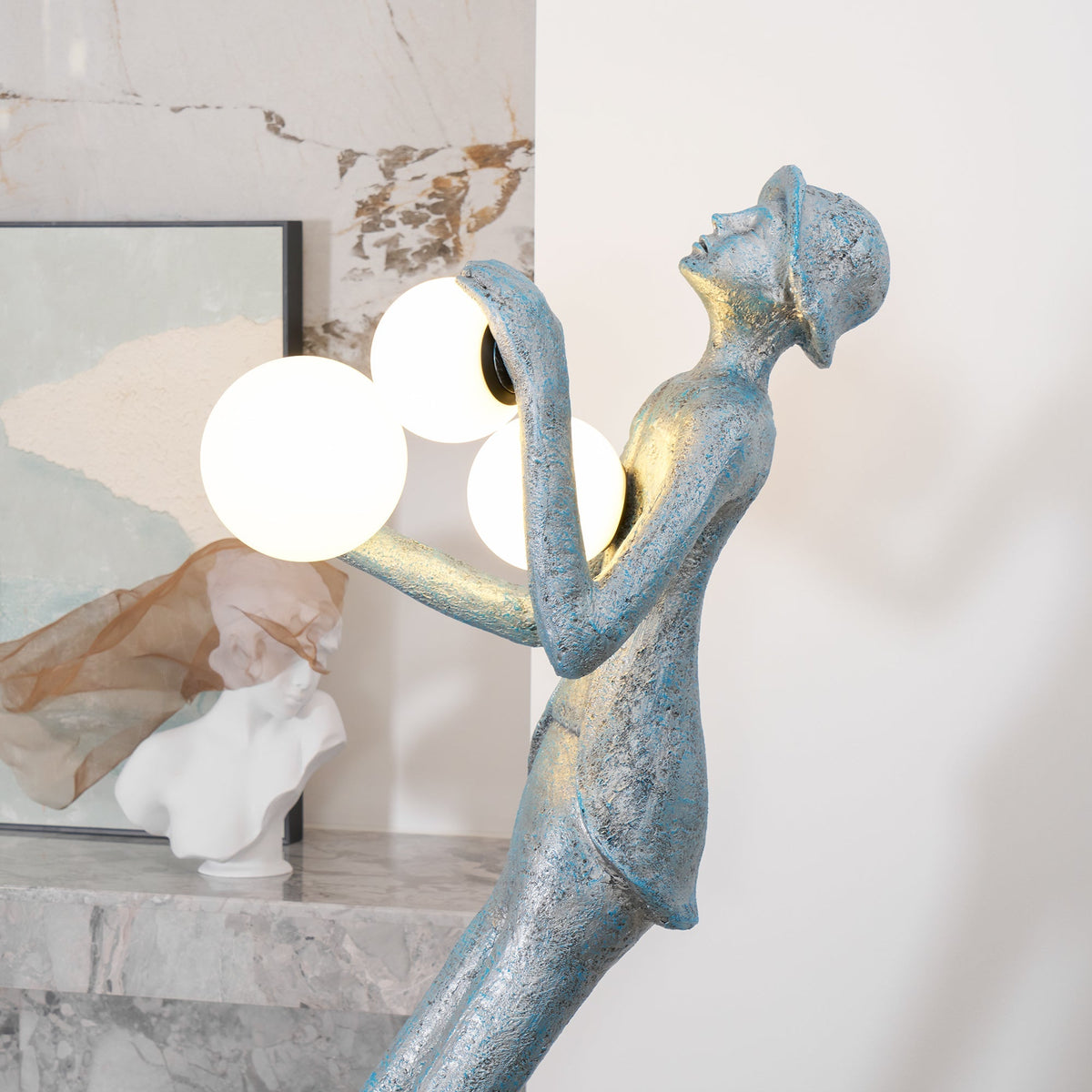 Seloia Gentleman Sculpture vloerlamp
