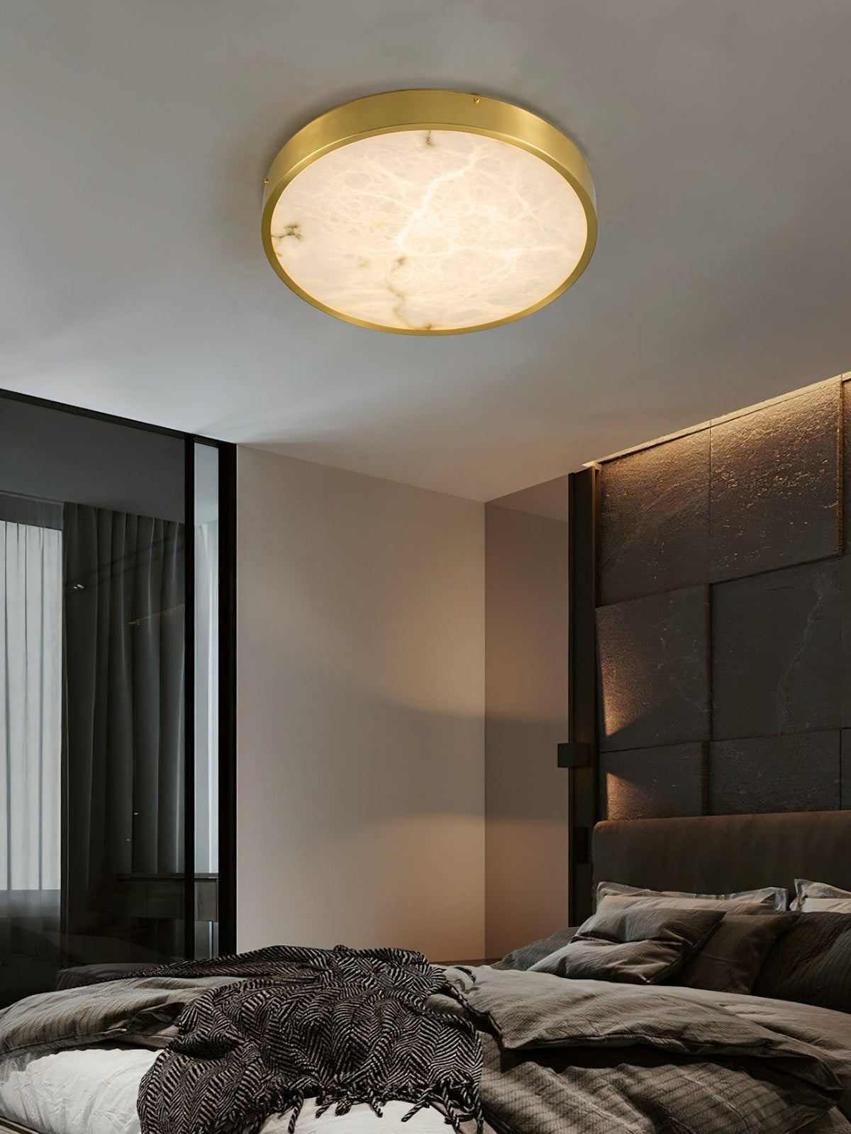 Nivaora albasten plafondlamp