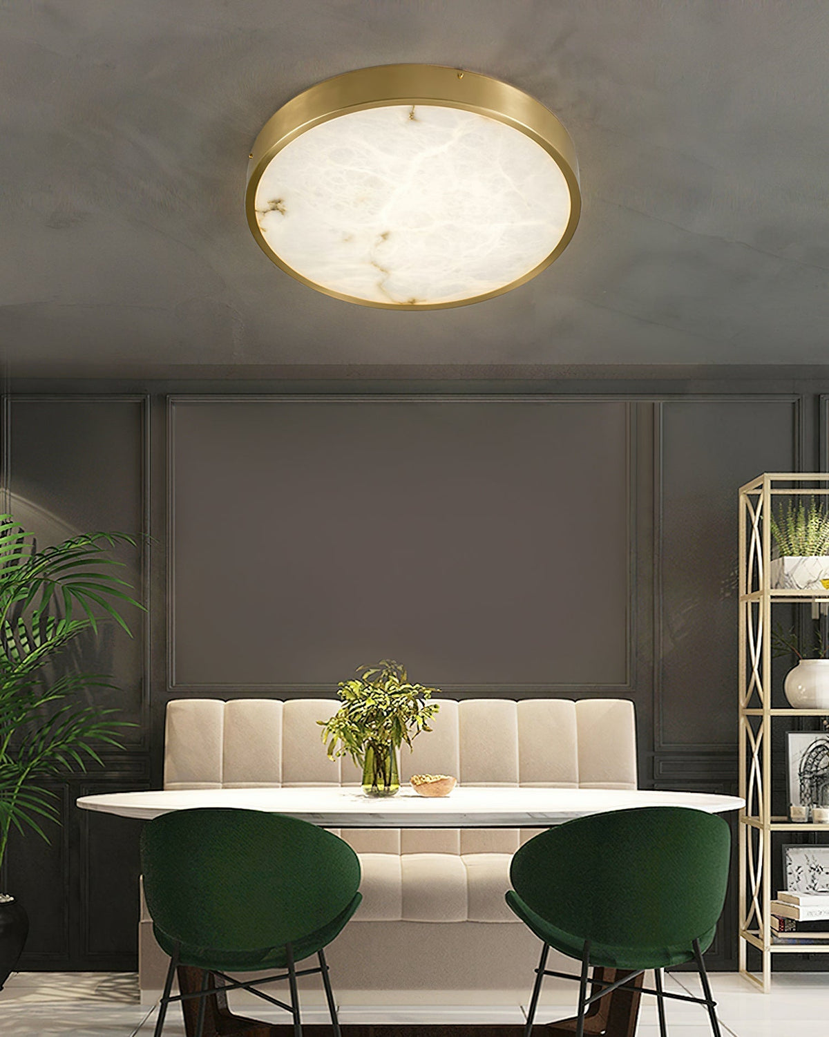 Nivaora albasten plafondlamp