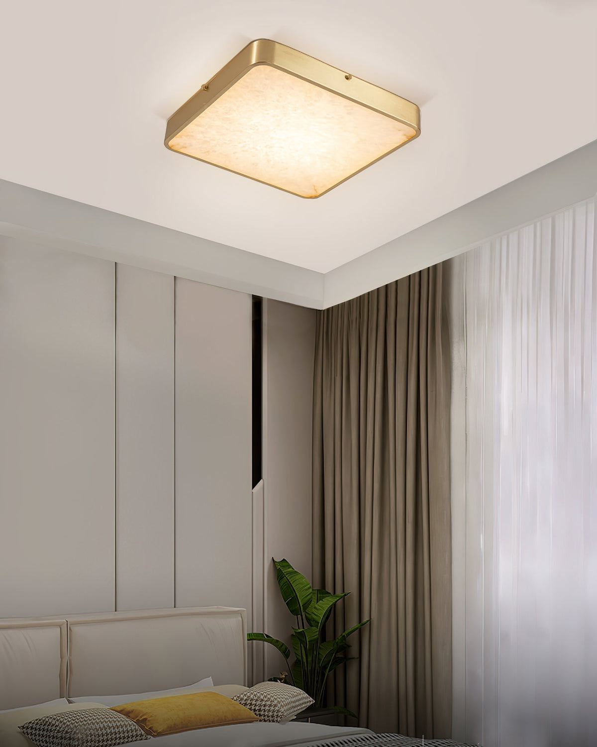 Nivaora albasten plafondlamp