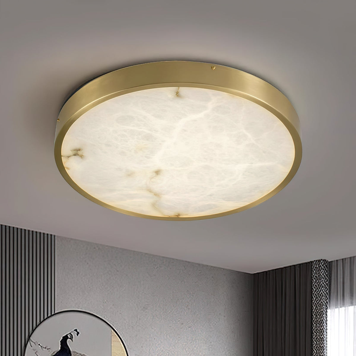 Nivaora albasten plafondlamp