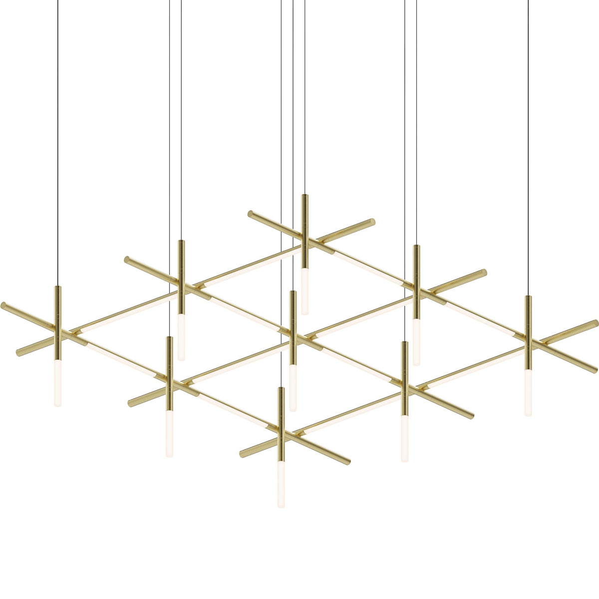 Geometric lineaire hanglamp