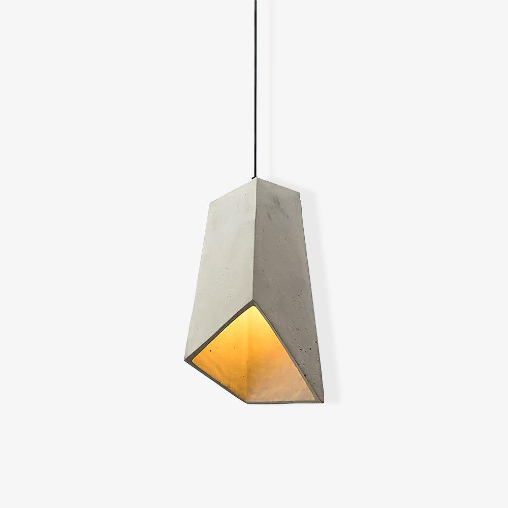 Geo industriële hanglamp van cement