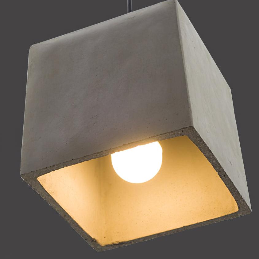 Geo industriële hanglamp van cement