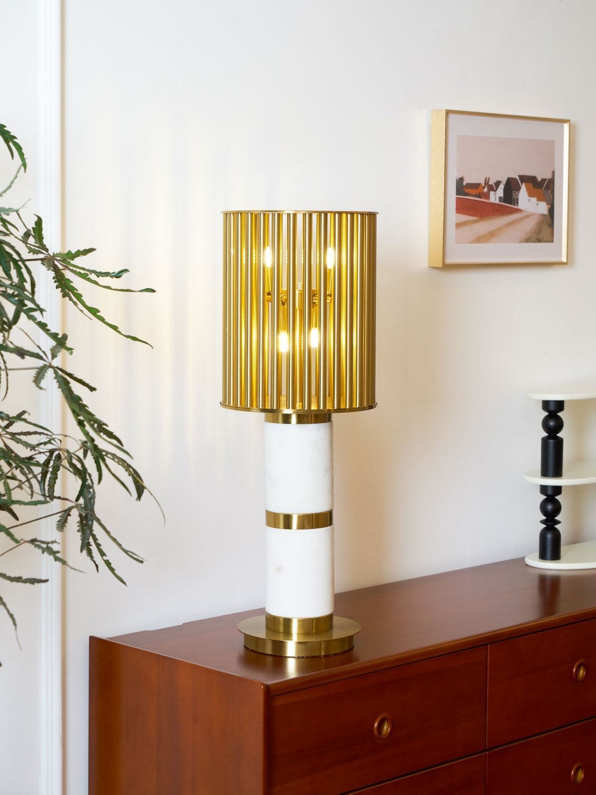 Elios Gilded Cage tafellamp
