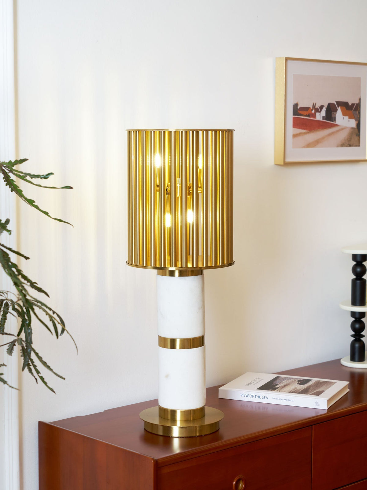 Elios Gilded Cage tafellamp