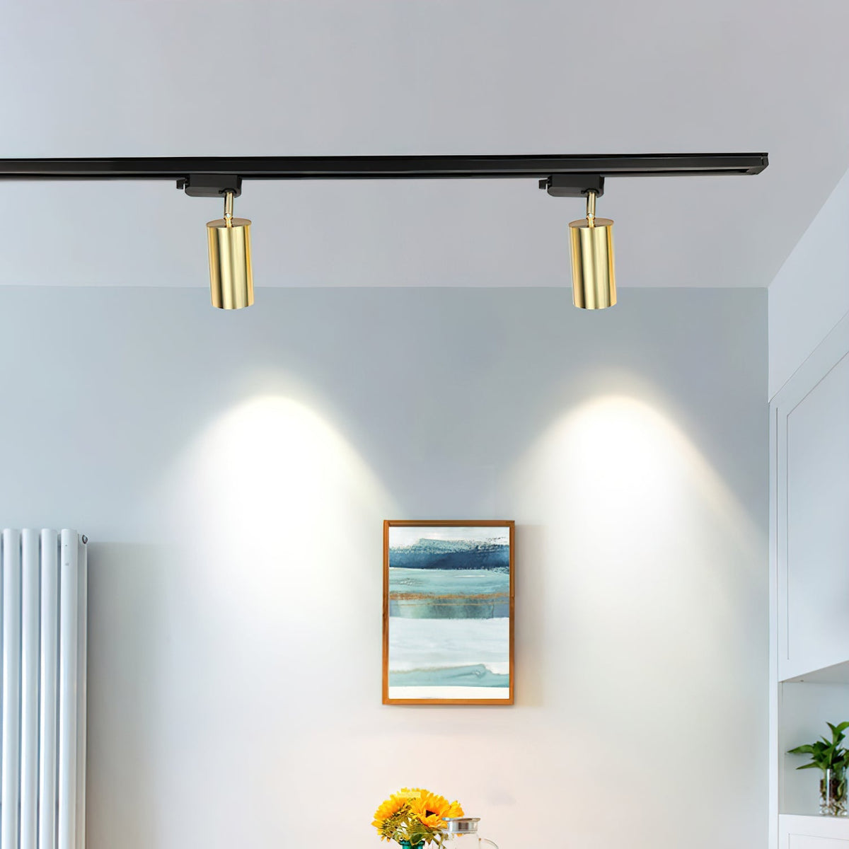 Bera Tracklight Gilded Cylindrical voor woonkamer