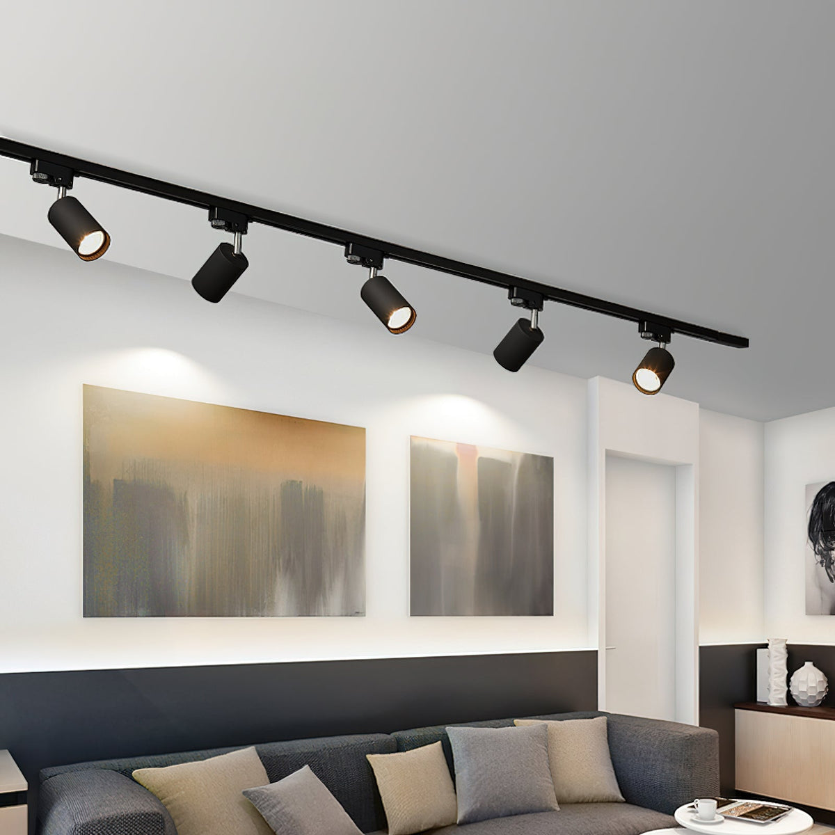 Bera Tracklight Gilded Cylindrical voor woonkamer