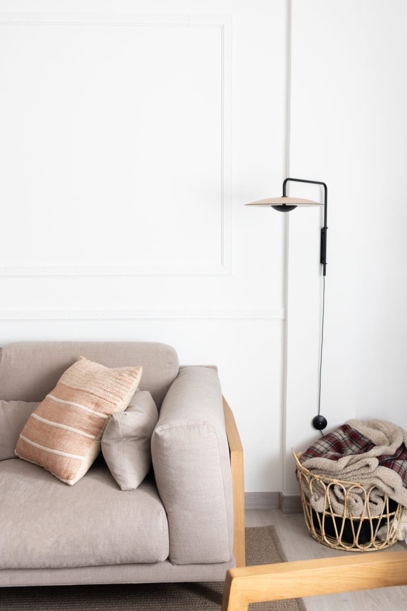 Abnormal klassiek Modern minimalistisch met stekker wandlamp